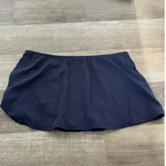 Jantizen Women’s Swim Skirt Navy Blue Modest size 14 - Picture 2 of 6